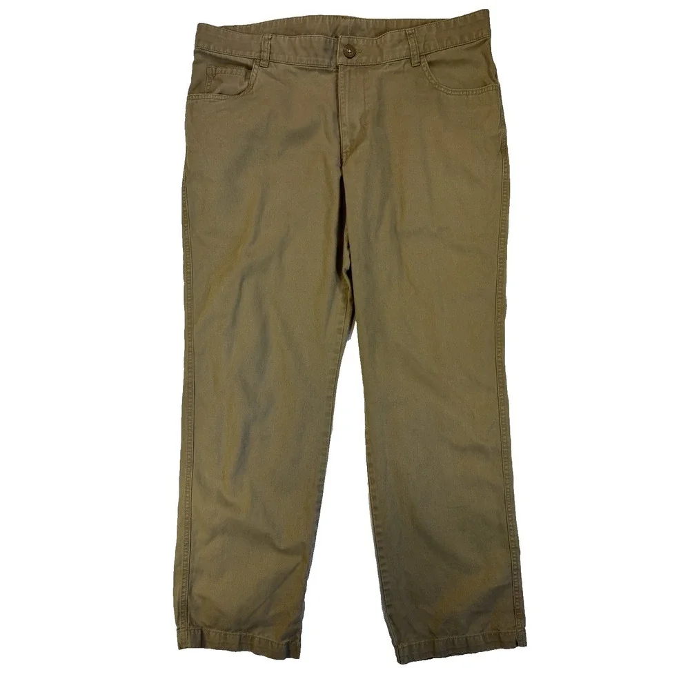 Columbia Men's 38X32 Casual Brown Chino Everyday Essential Pants Outdoors Preppy